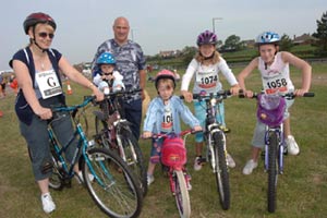 Bikeathon Kidz entrants