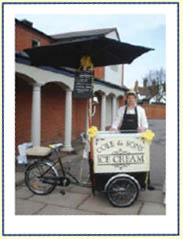 Cole & Sons traditional ice cream trike