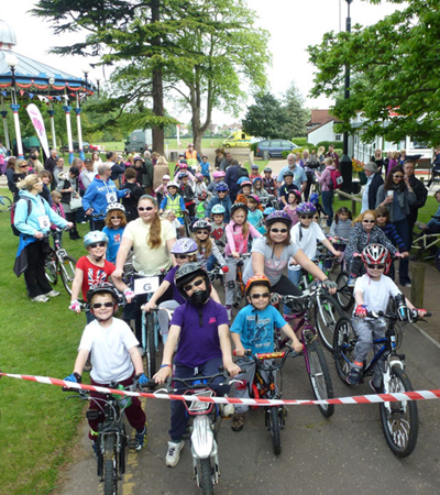 Junior Bikeathon entrants